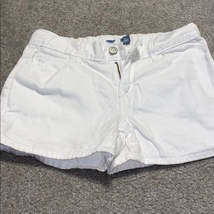 White old navy shorts